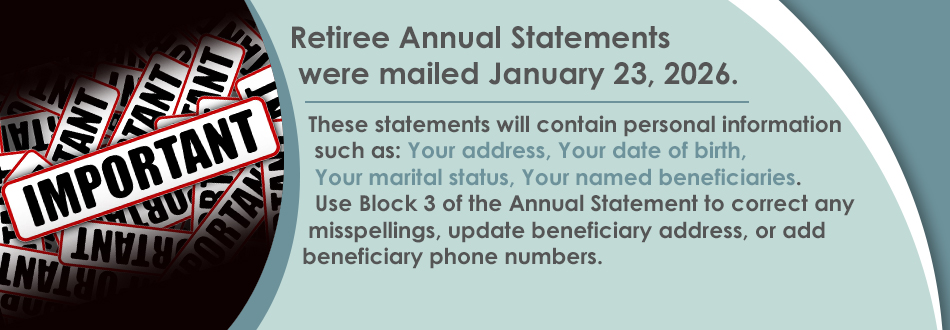 Retiree Annual Statements